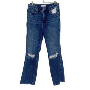 Good American High Rise Blue Jeans